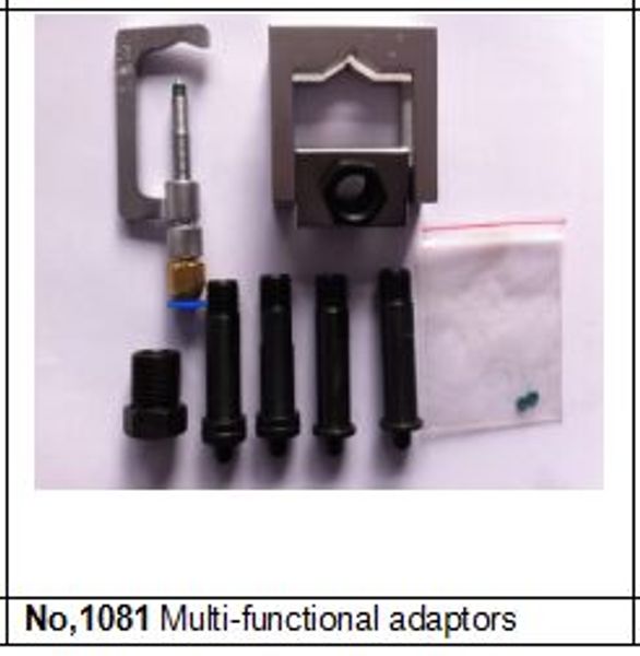 

bst no. 1081 multi function common rail injector adaptor