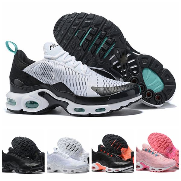 

Wholesale! 2019 Top Cheap Mens Womens Shoes Green TN Ultra Sports Requin Sneakers Caushion Running tns shoes 36-45