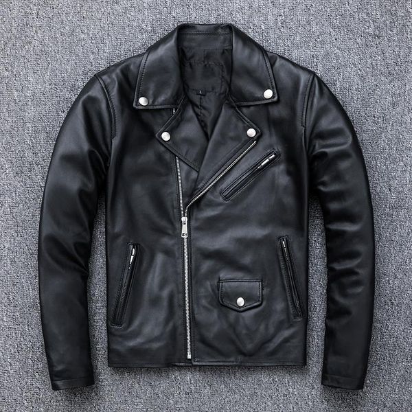 

winter genuine leather jacket women 2019 fashion real sheepskin coat female slim plus size sheep leather motorcycle biker jacket, Black