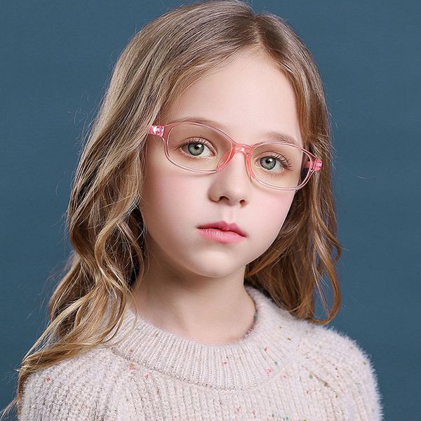 

blue light kids glasses children boy girls computer tranparent flexible prescription optical frame anti filtter eyeglasses 2020, White;black