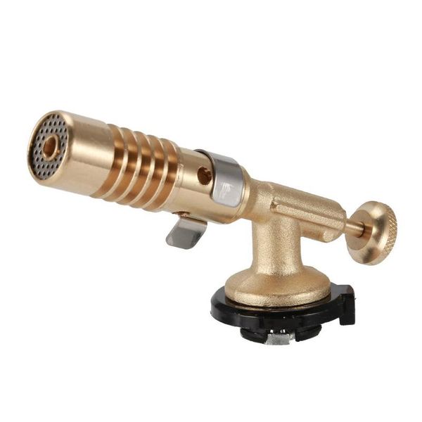 

outdoor stove gas torch flame gun wind manual ignition electronic butane gas gun adapter lighter camping equipment tools