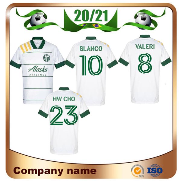

new 2020 portland timbers home soccer jersey 20/21 #8 valeri #10 blanco soccer shirt #16 valentin #21 chara football uniform, Black;yellow