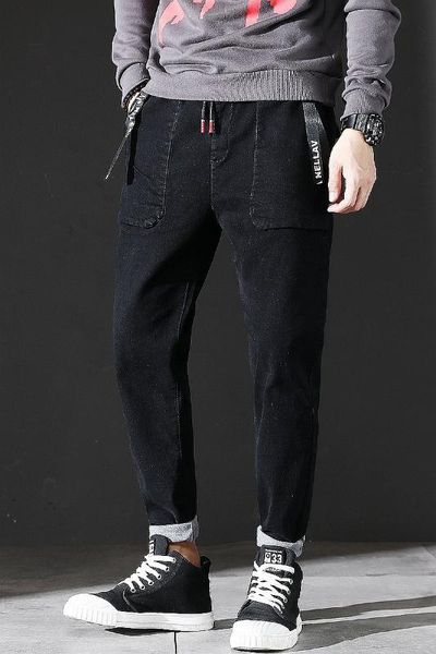 

autumn hip hop style harem pants for men, Blue