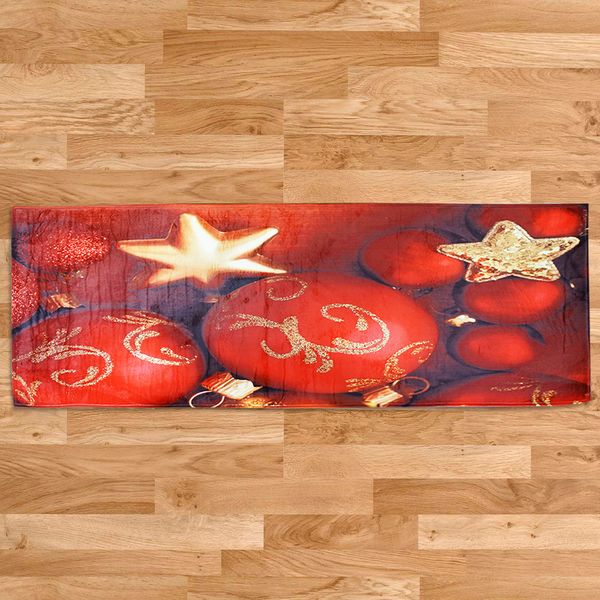

anti skid backed xmas decor floor runner area rug carpet doormat 23inch by 6ft