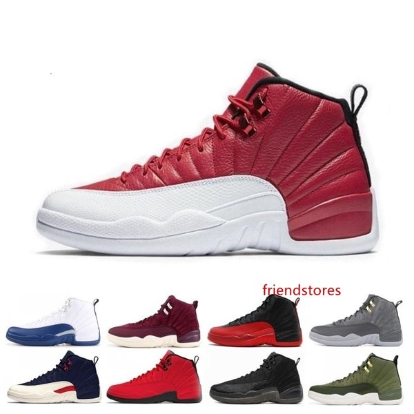 

дешевые баскетбольные туфли 12 12s мужчины такси мастер грипп игра французский гамма синий cny черный белый плей-офф мужские спортивные крос