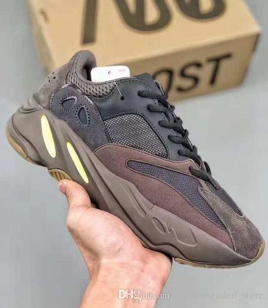 

дешевый оптовые женщины mens kanye west 700 сиреневых кроссовки kanye west wave runner 700 сиреневых многоцветных тапки come with box, Black