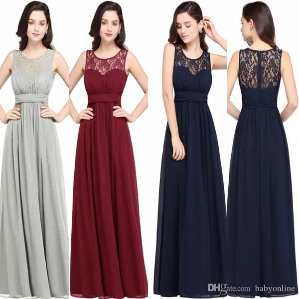 

country bridesmaid dresses for wedding long chiffon a-line formal dresses modest maid of honor wedding guest party gowns cps614, White;pink