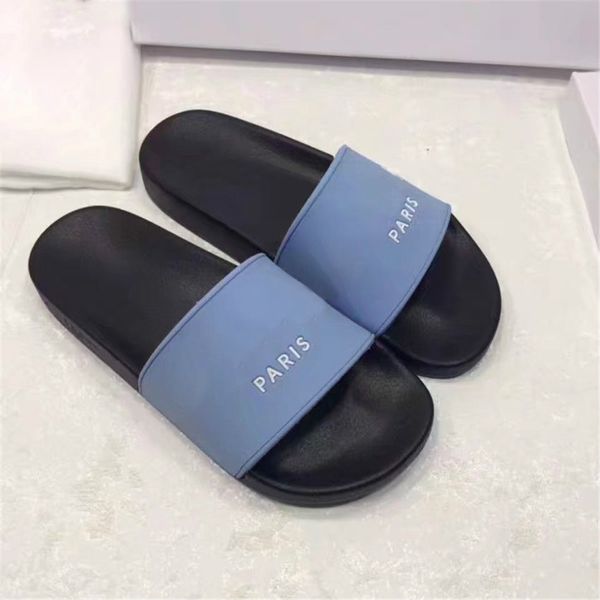 

designer slipper fashion slide sandals slippers for men women designer beach flip flops slipper quality, Black