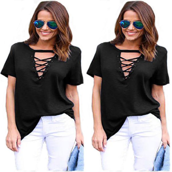 

2018 fashion womens summer short sleeve floral loose t-shirt casual tee on sale, White