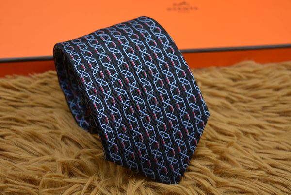 

Дизайнерский галстук H-образный Жаккардовый галстук сшитый вручную Twill Silk Tie 2019 Му