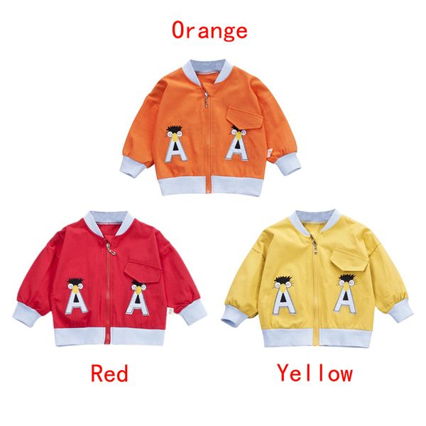 

мальчика жакеты верхняя одежда алфавит печати повседневная молнии толстовка дети пальто костюмы топы верхняя одежда, Blue;gray