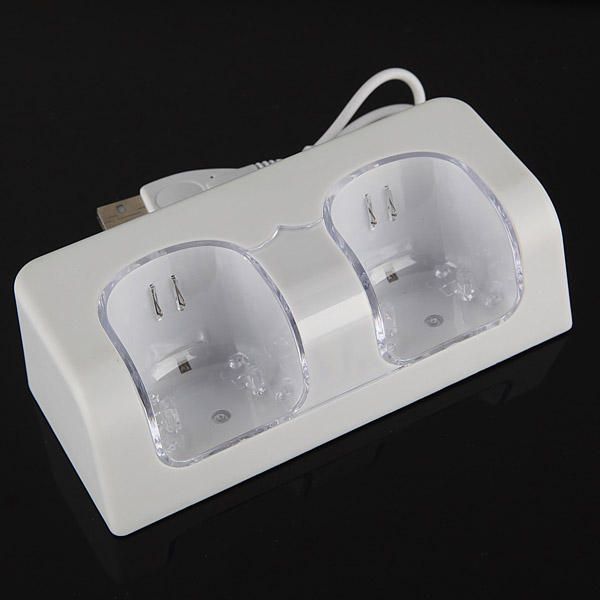 

charging dock & 2 pcs rechargeable battery pack bundle for wii remote