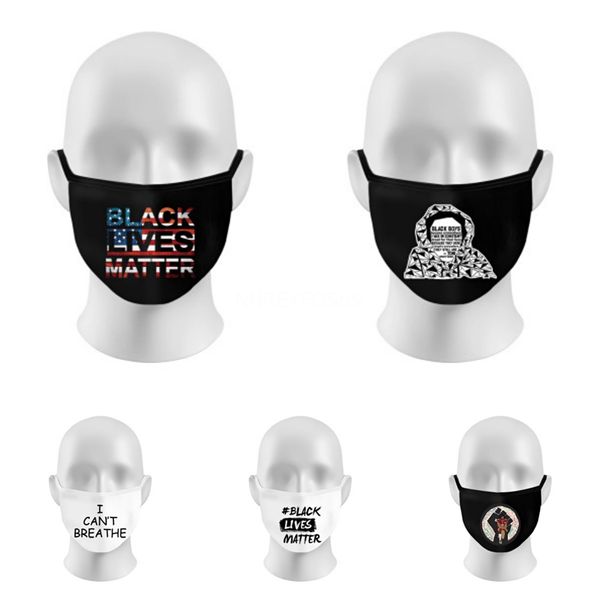 

designer letter face ice silk mask men and women windproof and dustproof three-dimensional adjustable elastic mask #811