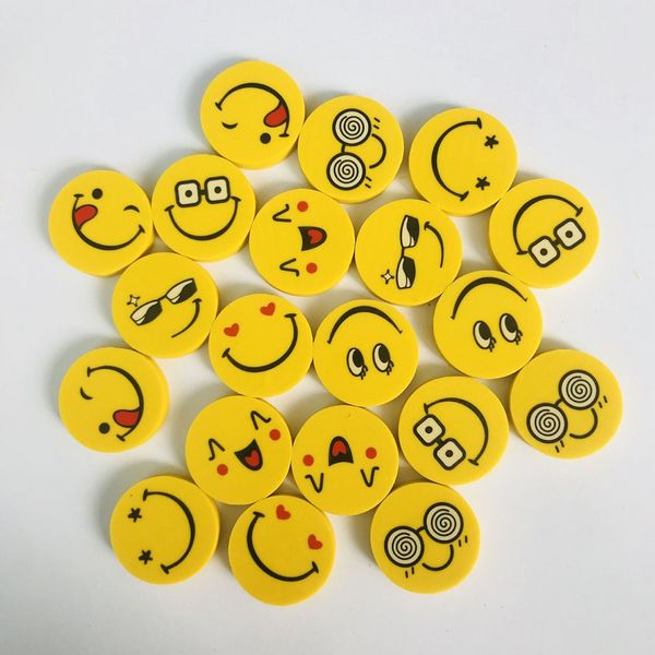 

симпатичные смайлик резинка студент творческий мультфильм выражение rubber канцелярские подарки карандаш ластик accept индивидуализация