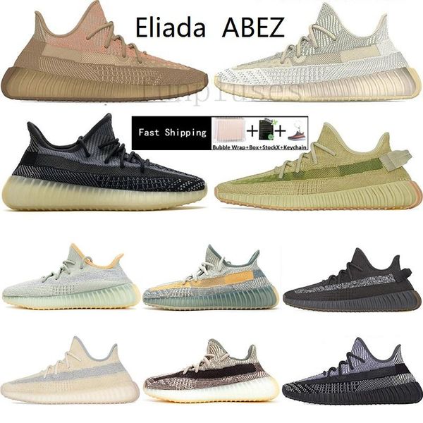 

size 13 eliada abez asriel israfil oreo linen 3m reflective kanye west running shoes sulfur desert sage cinder zyon men women sport sneakers