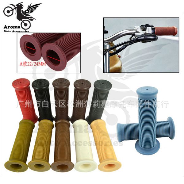 

11 colors available atv off-road dirt pit bike motocross scooter part motorbike handle bar retro moto grip motorcycle handlebar