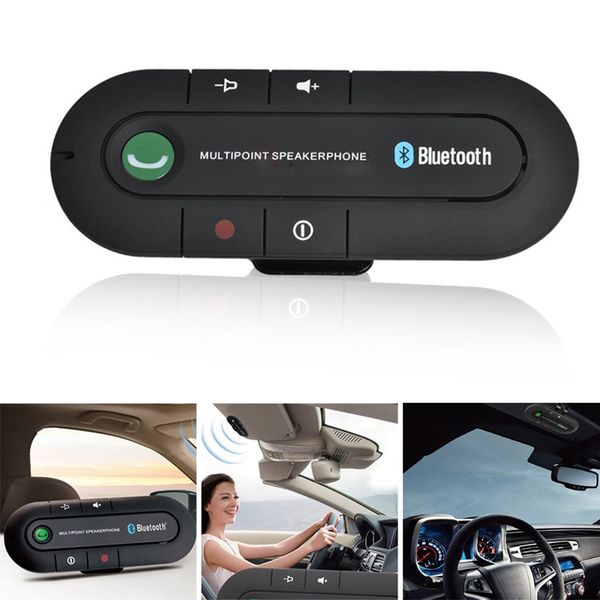 

new arrival car bluetooth handsspeaker phone mp3 music player sun visor clip speakerphone long standby car accessories