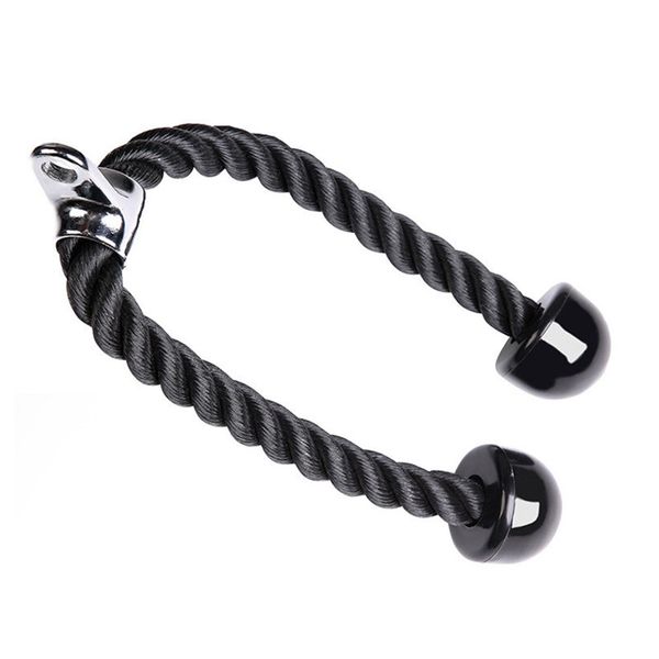

biceps pull rope non slip nylon tension muscles tricep rope for strength training gym workout fitness grip tool rally drawstring