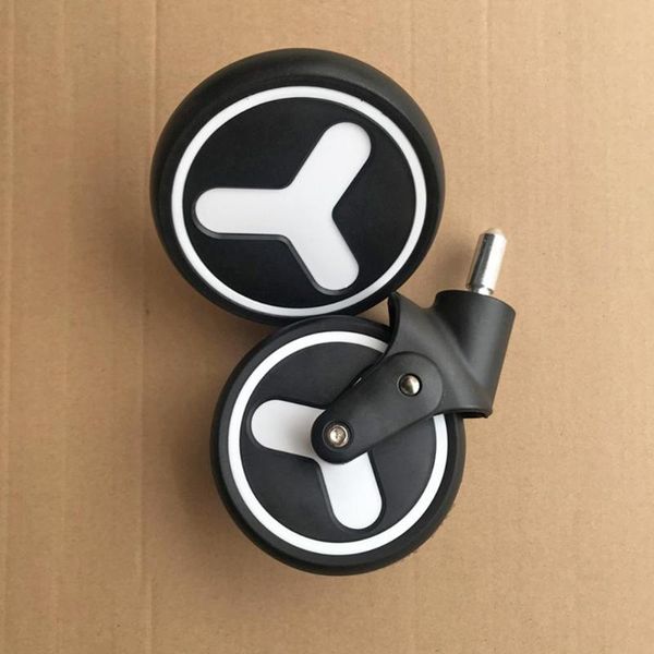 

baby stroller accessories pu leather rubber front rear wheels for yoya pram