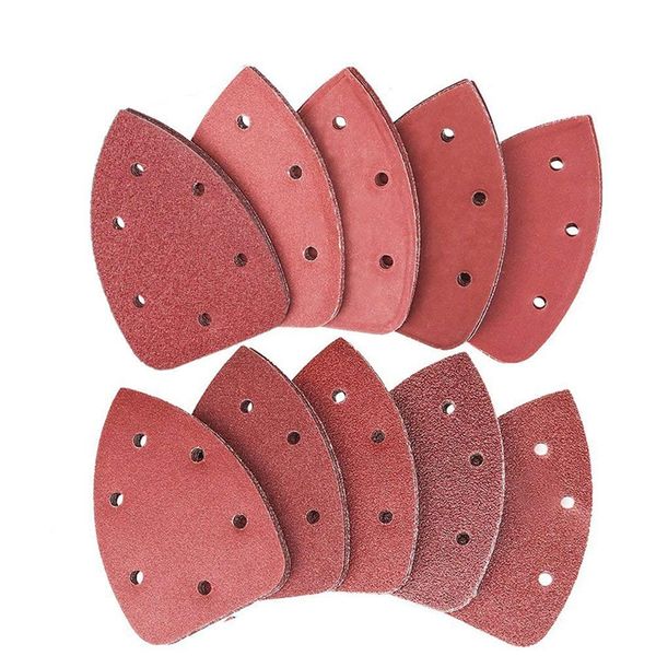 

sanding pads,80pcs stick on sanding discs pads hook and loop triangle-pads 40 60 80 100 120 150 180 240 320 400 grits