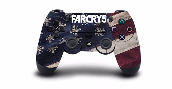 

1pcs far cry 5 farcry ps4 skin sticker decal vinyl for sony ps4 playstation 4 dualshock 4 controller skin stickers