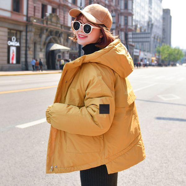 

new winter coat, short parka for women with cotton caps, 2019, Black
