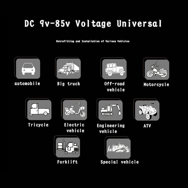 

car led work light bar 9v universal white lamp 1800lm waterproof blue aperture