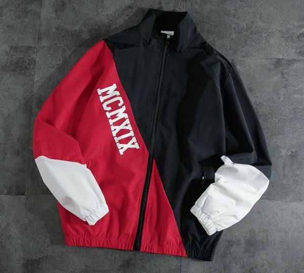 

wholesale mens designer jacket spring autumn brand jackets for mens windbreaker with letters luxury mens clothing s-2xl, Black;brown