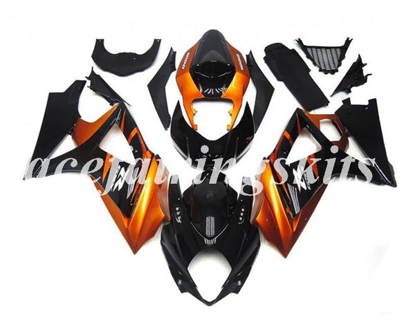 

4 gifts new abs motorcycle full fairings kits fit for suzuki gsx-r1000 k7 2007 2008 07 08 bodywork set custom orange