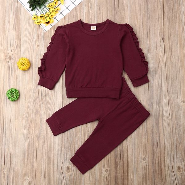 

toddler baby kids girl clothes t-shirt pants leggings outfits 2pcs sets, Pink;blue