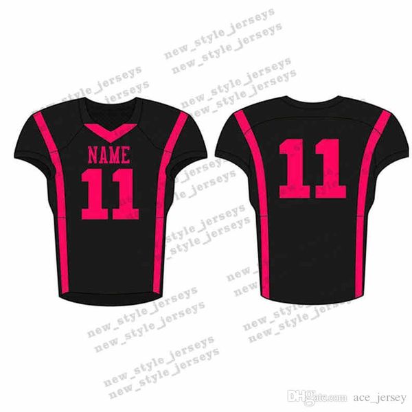 

38Men 2019 Youth Football Jerseys Army Green Wine Red Embroidery Logos Stitched Custom Any name Any number Jerseys