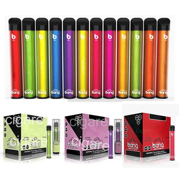 

Взрывы XL Одноразовый Vape Pen 2мл Слейте Pod 10 Different Color 600 затяжек 6% Испаритель Starter Kit Банг Vape VS слоеного плюса