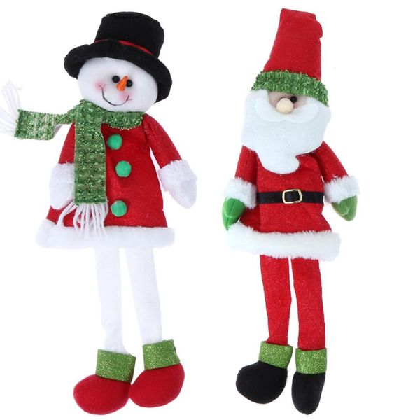 

christmas decoration supplies red wine bottle cover wool bags decoration home party santa claus christmas artigos de natal