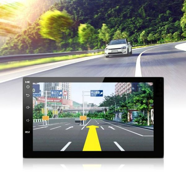 

7 inch car gps navigation 1080p hd intelligent automobile navigators with rear view camera for android system