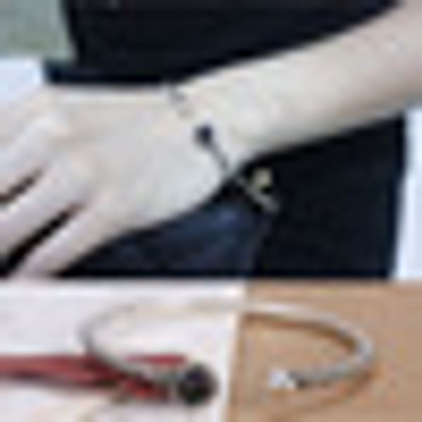 

classical women open cuff bangles silver plated twisted black nature stone charms bangle for women girls adjustable bangle gifts
