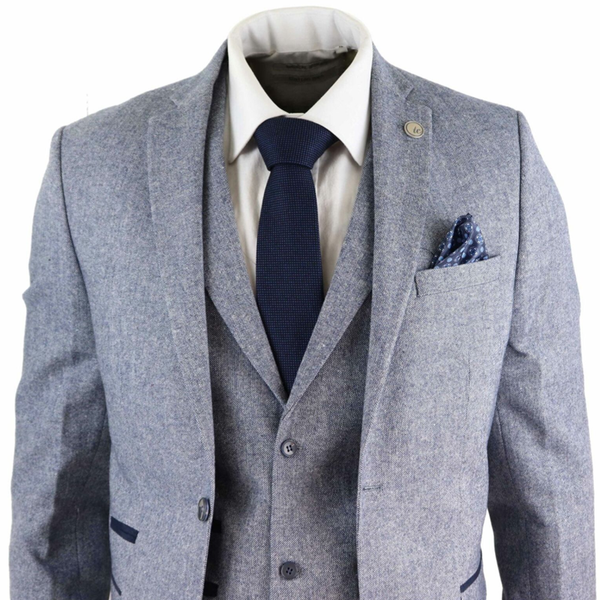 

2020 new mens suits wool 3 piece tweed blue grey navy men suit tailored fit peaky blinders classic costume homme, White;black