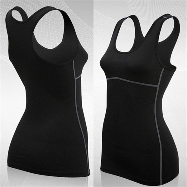 

dy9 women compression under base sports wear yoga tank ladies gym shirts skins clothes running cami vest new, White;red