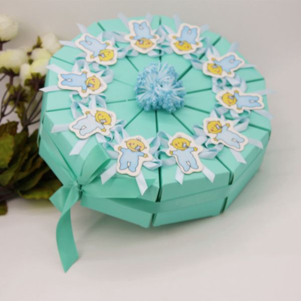 

10pcs paper gable boxes candy cake boxes wedding shower birthday party gift case
