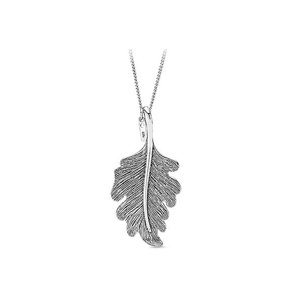 

lism 2019 [new product] 925 sterling silver oak leaf necklace necklace simple fashion girl jewelry gift 398254 ing