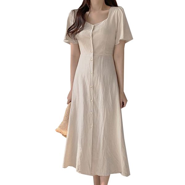 

casual dresses elegant women dress fashion high waist midi v-neck short sleeve ladies summer women's slim, Black;gray