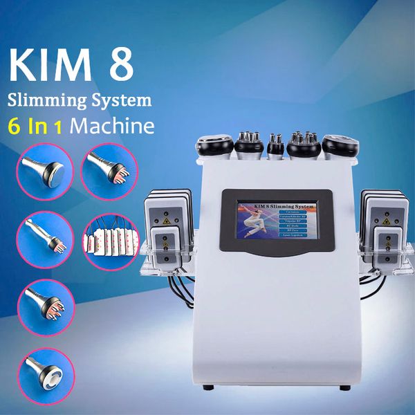 

новый rf face body body contour ультразвуковая 40к кавитация 6in1 удаление целлюлита потеря веса для похудения косметический салон спа обору, Black