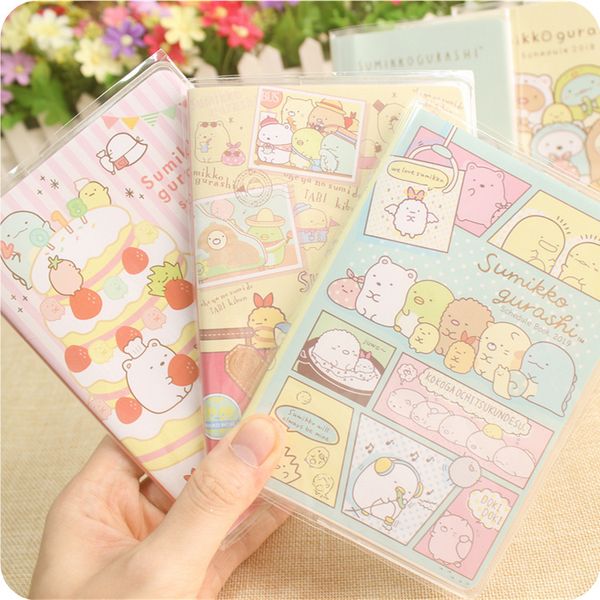 

симпатичный мультфильм sumikko gurashi мультфильм diy мягкая обложка мини-ноутбук diary карманный блокнот рекламных подарков канцелярские