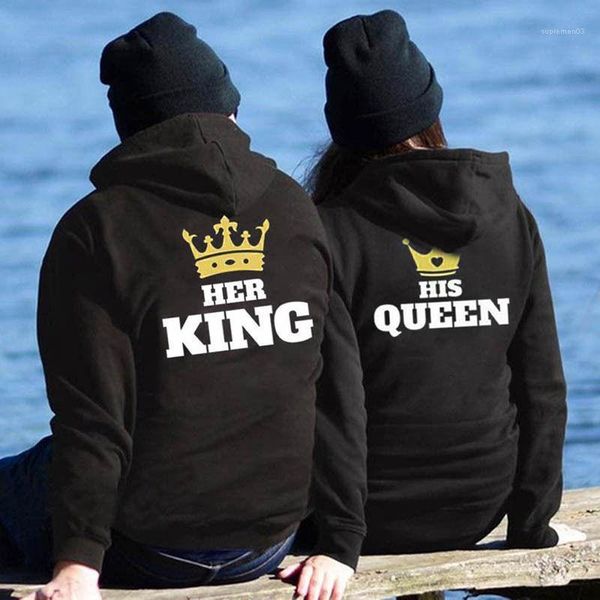 

sleeve letter print mens womens hooded pullover sweatshirts mens womens casual hoodies couples hoodies long fashion, Black