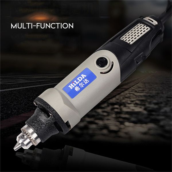 

new 400w dremel style in mini electric drill accessories 220v grinder chuck variable speed rotary drilling machine power tools