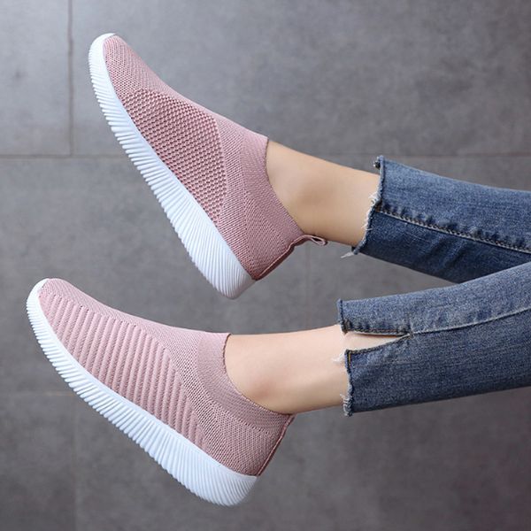 

litthing outdoors women trainers running shoes woman sock footwear sport breathable mesh female casual sneakers, Black