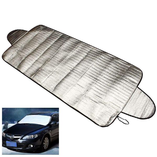

adeeing 150 x 70cm car-styling windscreen cover heat sun shade anti snow frost ice shield dust protector pearl cotton r30