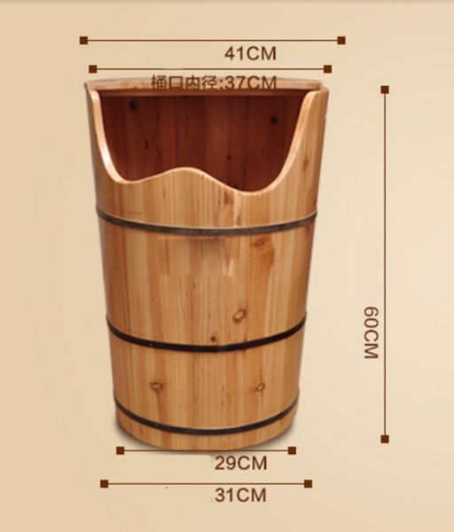 

household solid wood fumigation barrel foot bath massage foot tub pedicure steam wood steamed special