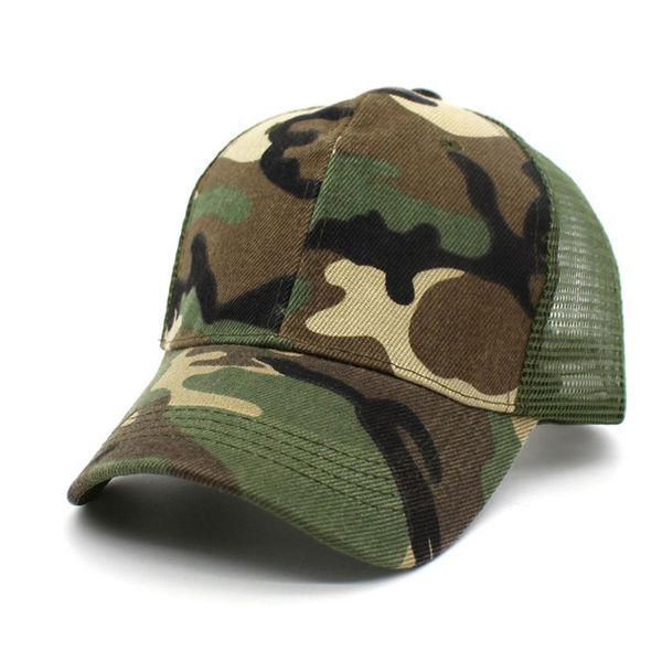 

camouflage baseball cap camo mesh hat outdoor hunting camping sunhat tactical cap, Black;white
