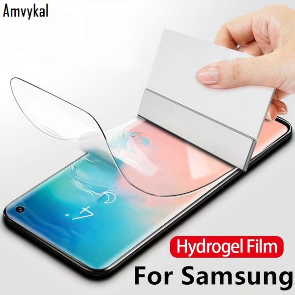 

передняя 3d full cover tpu протектор экрана для samsung galaxy s20 s9 s10 plus m10 m20 m40 m30s силикон гидрогелевые пленки не стекла