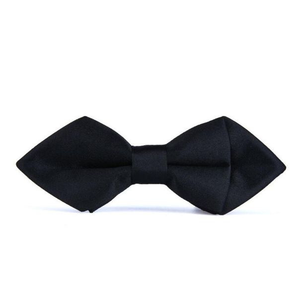 

adjustable bow tie children pointed fashion neckwear kid's butterfly bowtie sharp bow ties red dot blue black white 2 pcs/lot, Black;gray